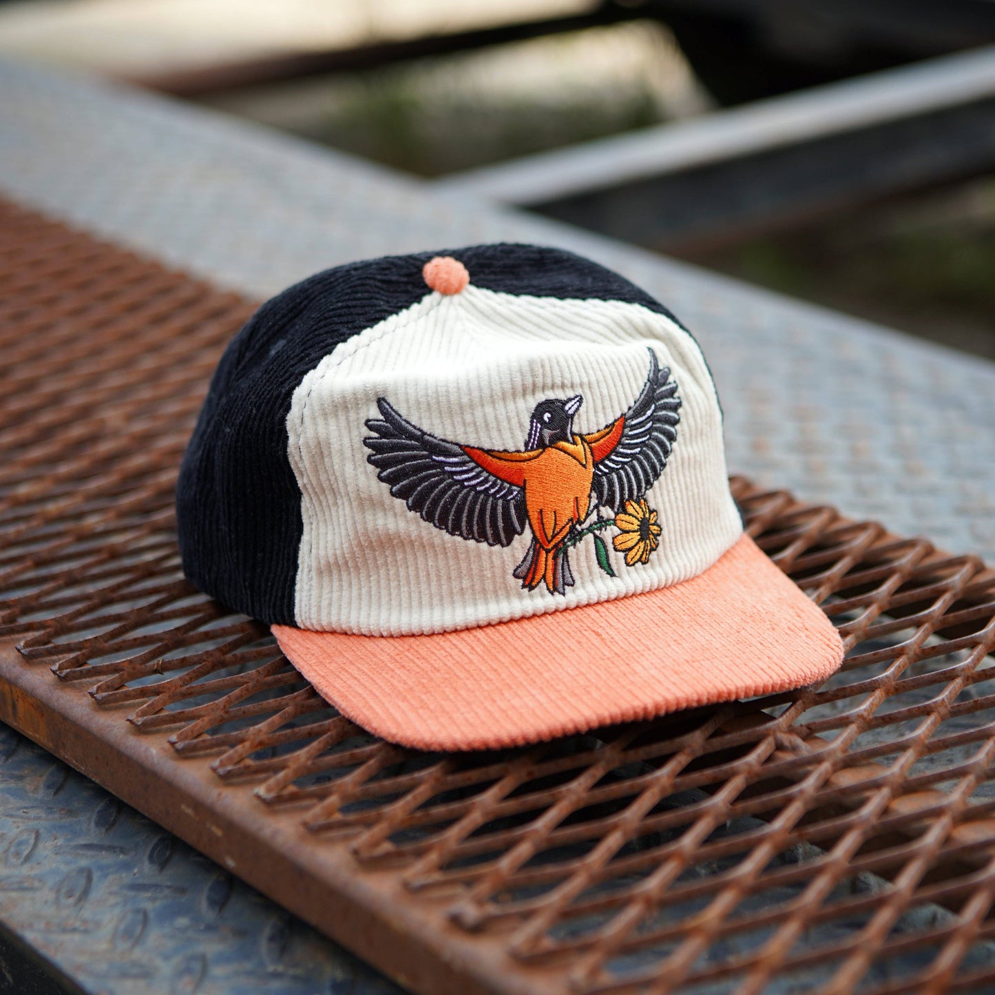 Oriole Two-Tone Corduroy Hat