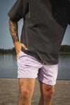 Venice Terry Cloth Shorts Lavander