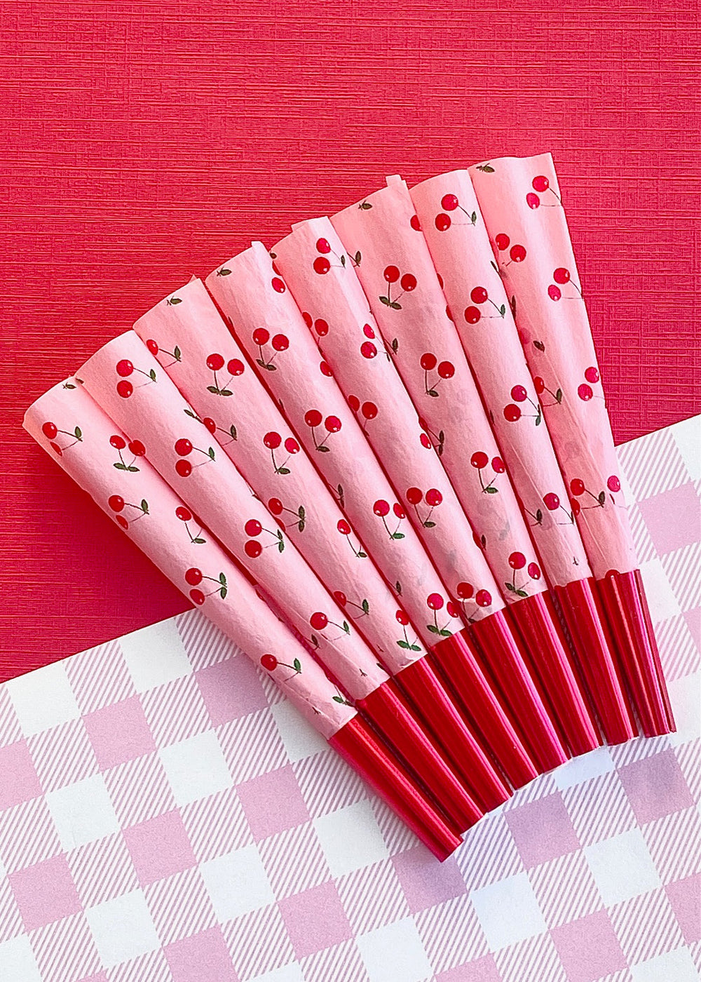 PINK CHERRY CONES (8-pack)