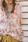 FLORAL PRINT RAYA SHIRT