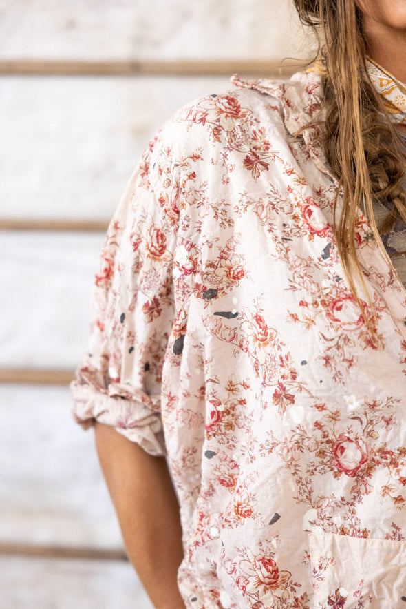 FLORAL PRINT RAYA SHIRT