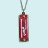 Harmonica Necklace, Available in three colors: Black / 28 Inch