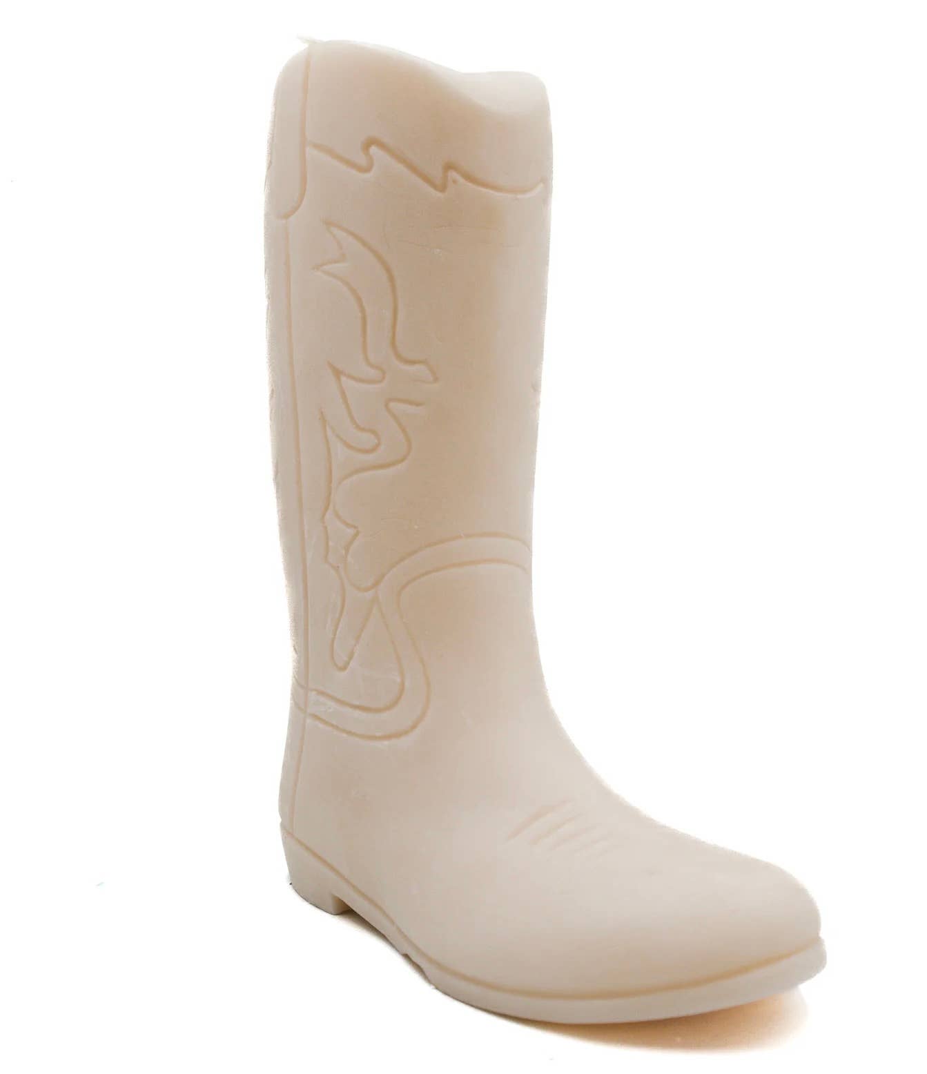 COWBOY BOOT CANDLE | PILLAR: Tan