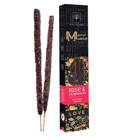 Love Rose & Olibanum Magical Manifest Incense Sticks