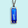 Harmonica Necklace, Available in three colors: Black / 28 Inch