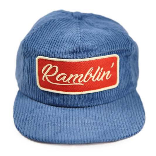 Corduroy Ramblin' Hat: Smoky Blue