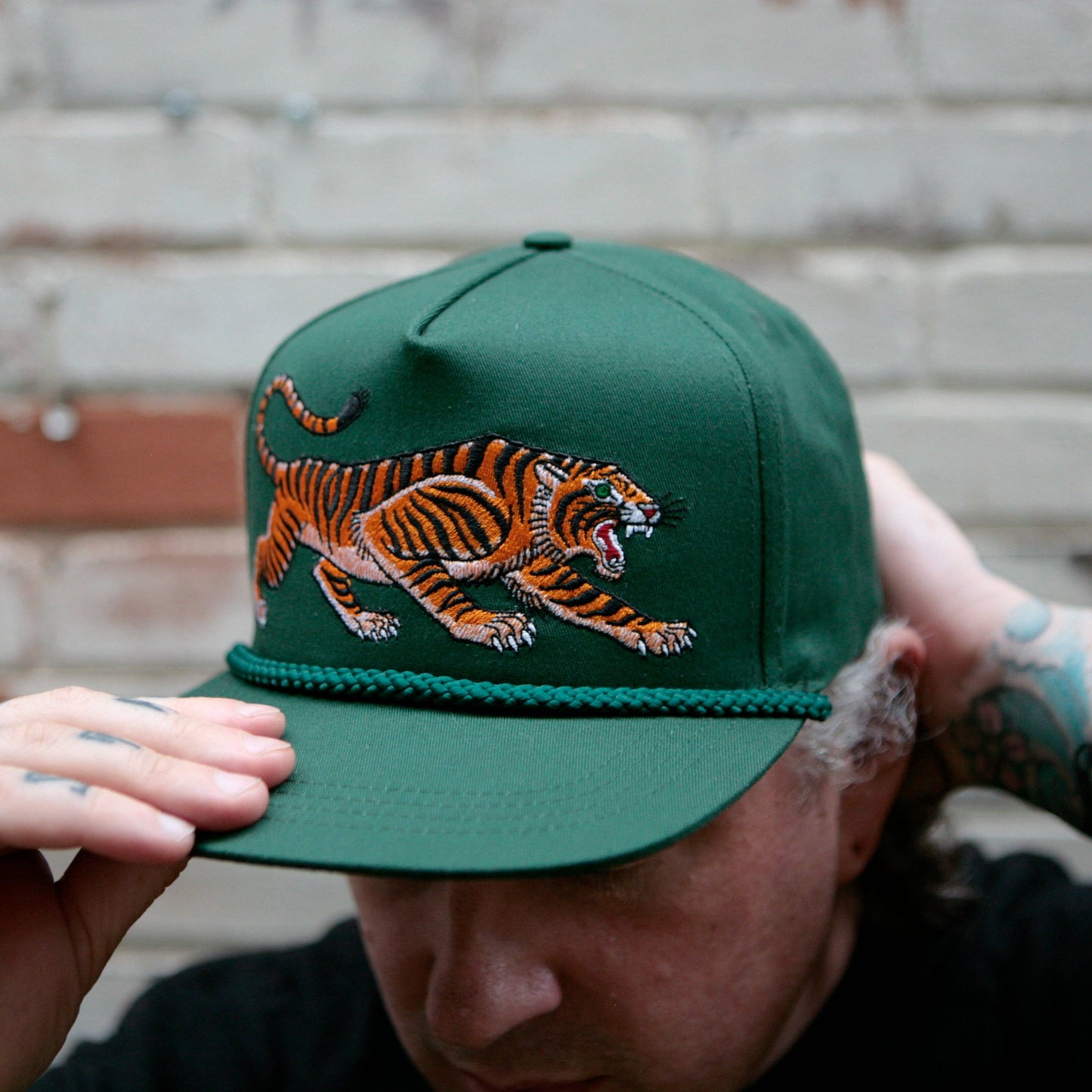 Tiger Cap: Black