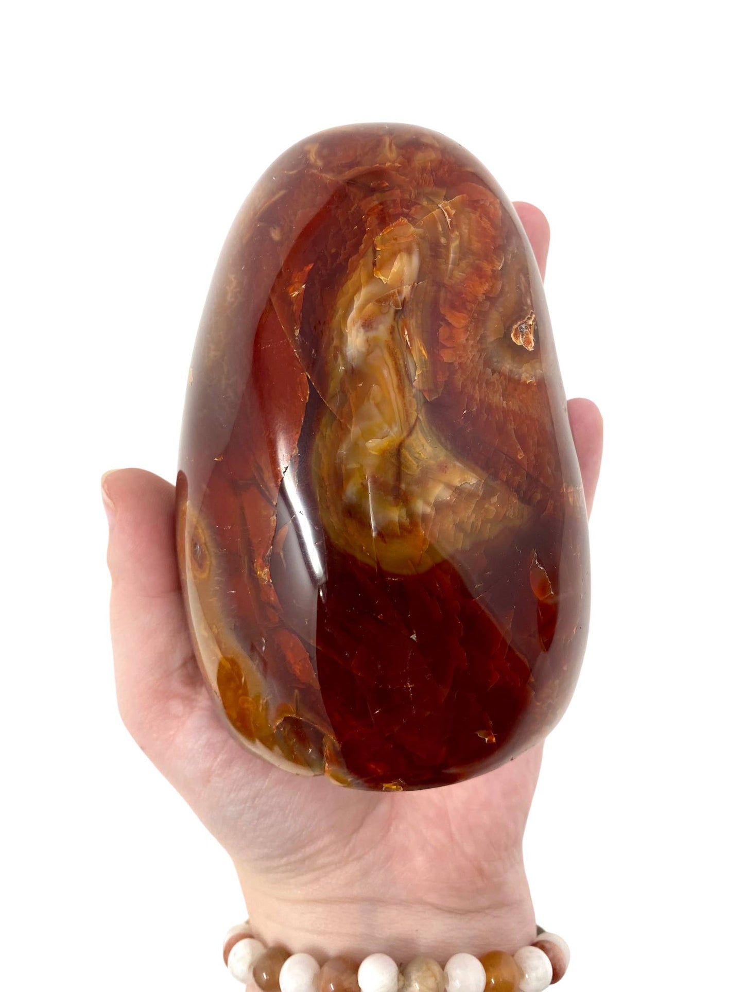 Freedom Rocks - Carnelian Free Form Crystals from Madagascar: 1 - 2 Pounds