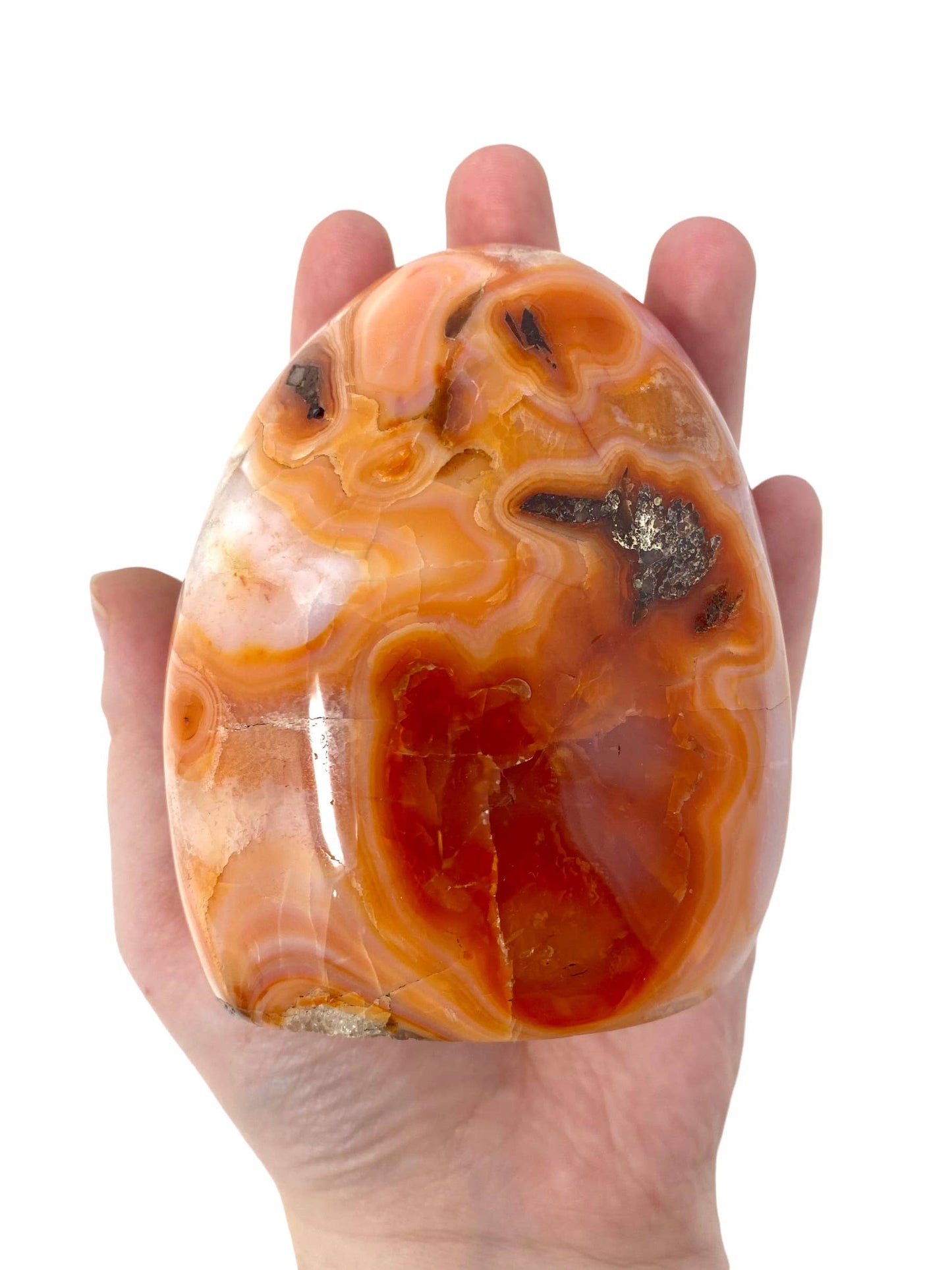 Freedom Rocks - Carnelian Free Form Crystals from Madagascar: 1 - 2 Pounds