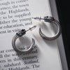 Rattlesnake Earrings: Oxidized Silver