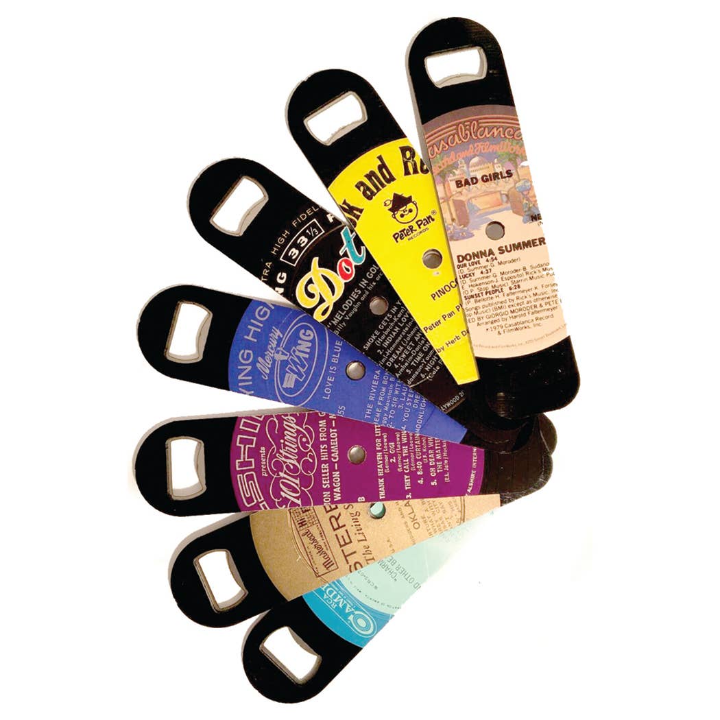 Vinyl Record Bottle Openers