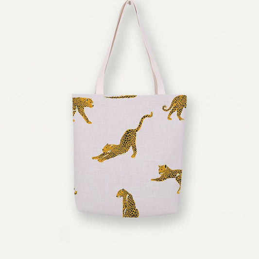 Study Room - Cougar, Jungle 1 Tote Bag, Handbag