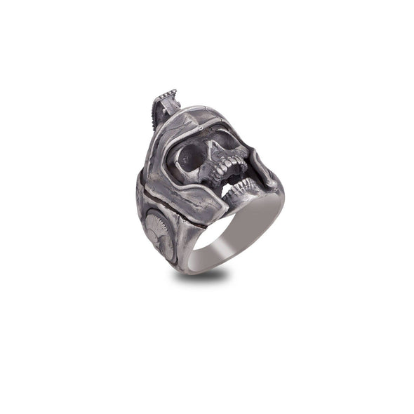 925k Silver Roman Soldier Ring: 11 1/2