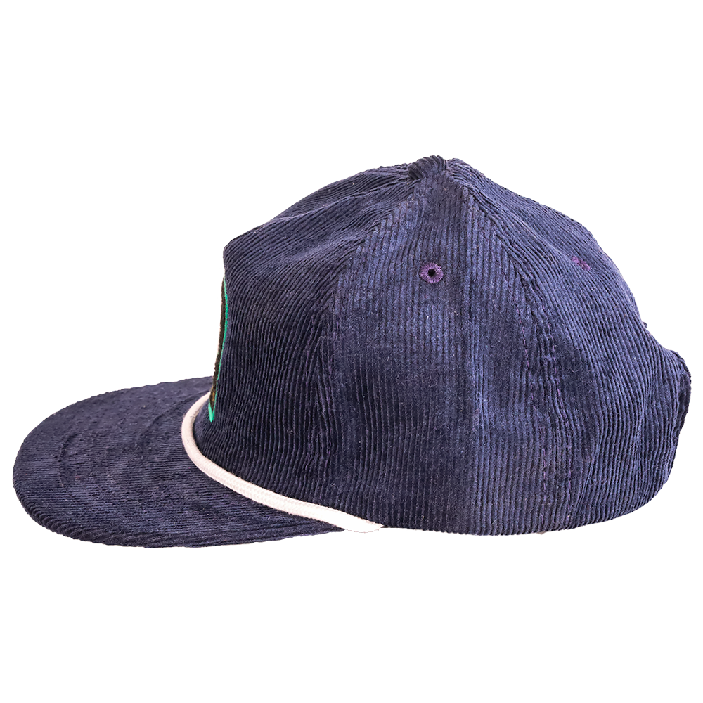 F*ck Plastic Hemp Corduroy Strapback : Blue