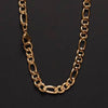 6mm Gold Figaro Chain Necklace for Men: 20"