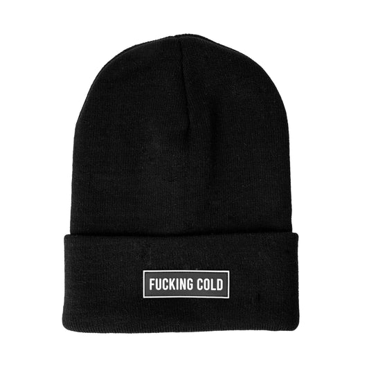 "Fucking cold" Black Beanie