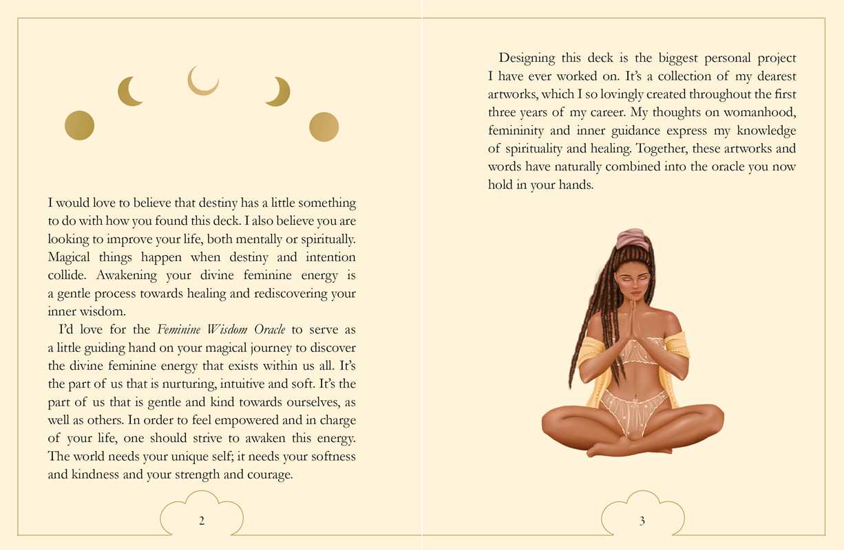 Feminine Wisdom Oracle by Lea  Androic: Flashcards; 96 pages / English