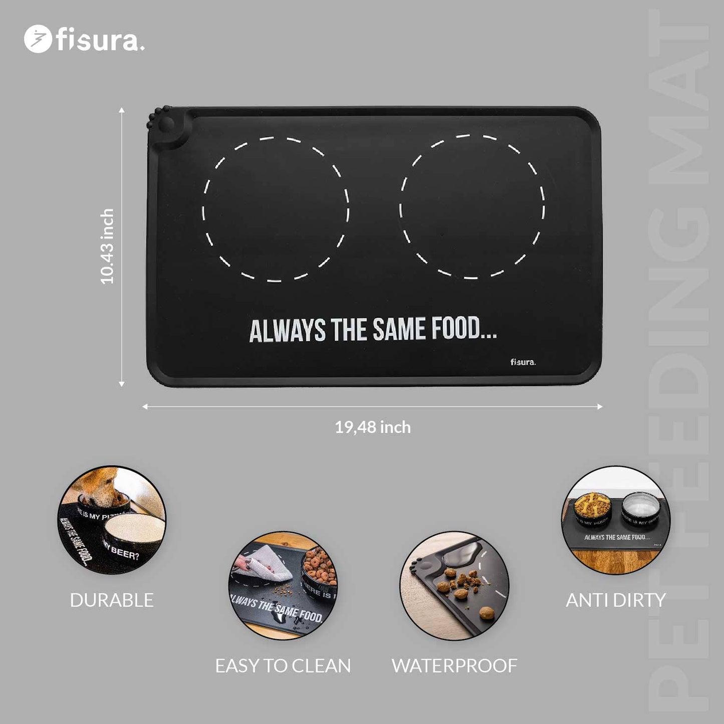 Fisura - Feeding mat "Always the same food..."