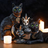 Something Different Wholesale - Gothic Black Cat Moon Backflow Incense Burner