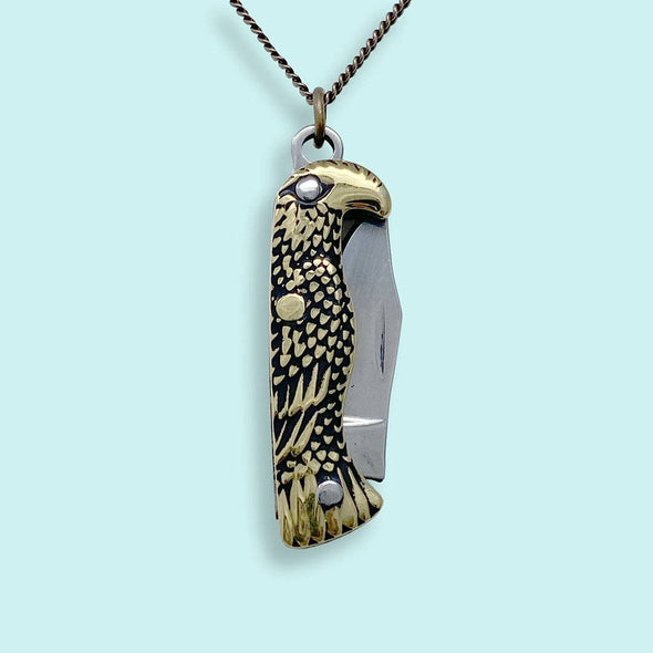 Bird Knife Necklace: 18 Inch