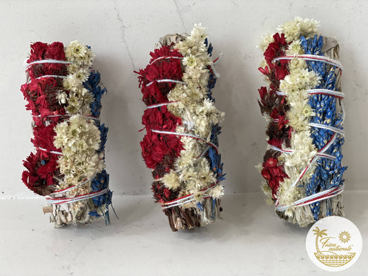 Wild Flower and White Sage Smudge Bundles