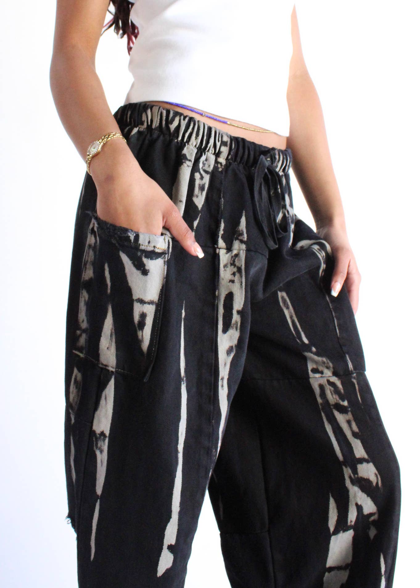 Bleach Splatter Denim Eco Pants Bundle