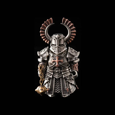 Crusader Figurine: White Bronze & Copper & Brass / With Default Weapon