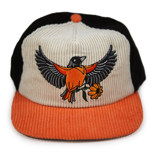 Oriole Two-Tone Corduroy Hat