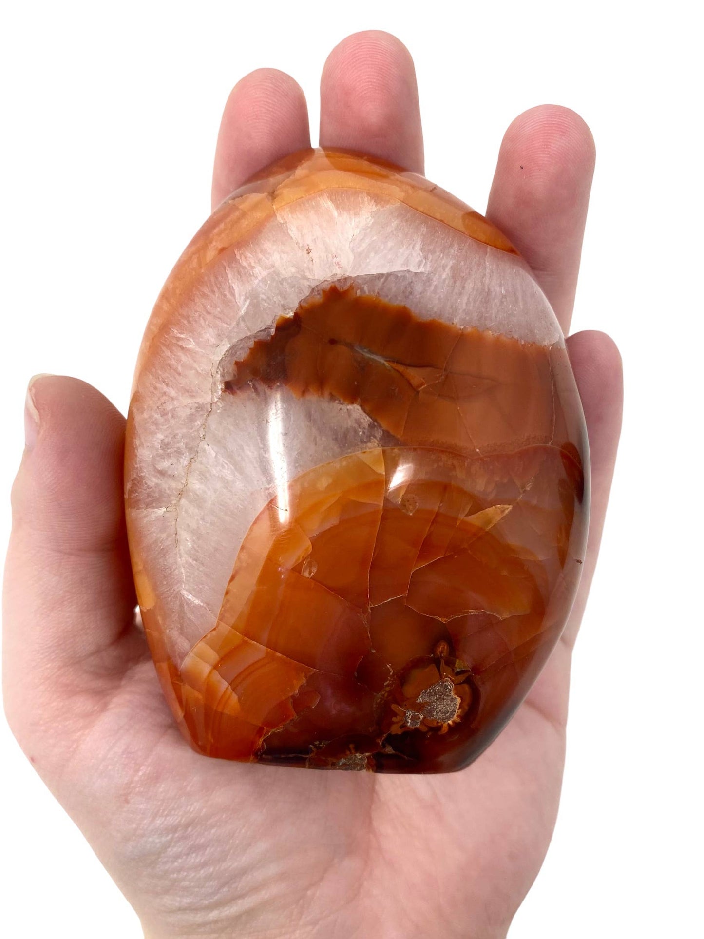 Freedom Rocks - Carnelian Free Form Crystals from Madagascar: 1 - 2 Pounds