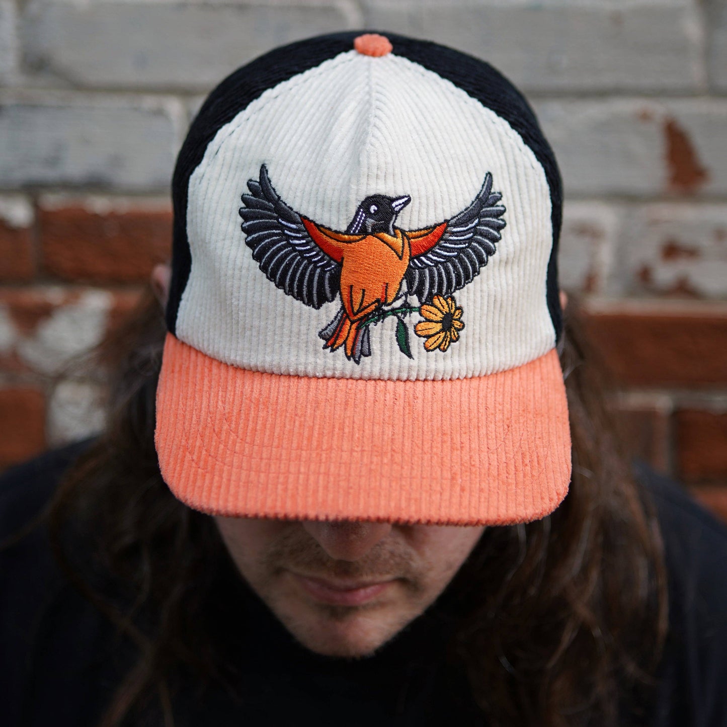 Oriole Two-Tone Corduroy Hat