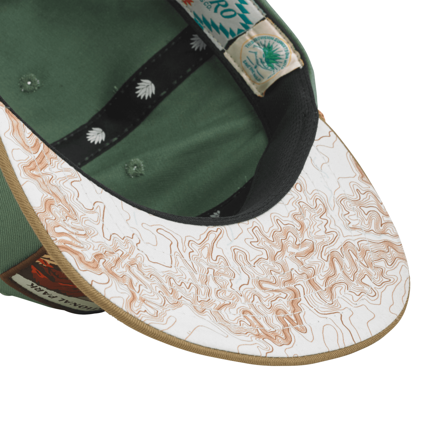 Badlands National Park Hat: Laurel/Wheat