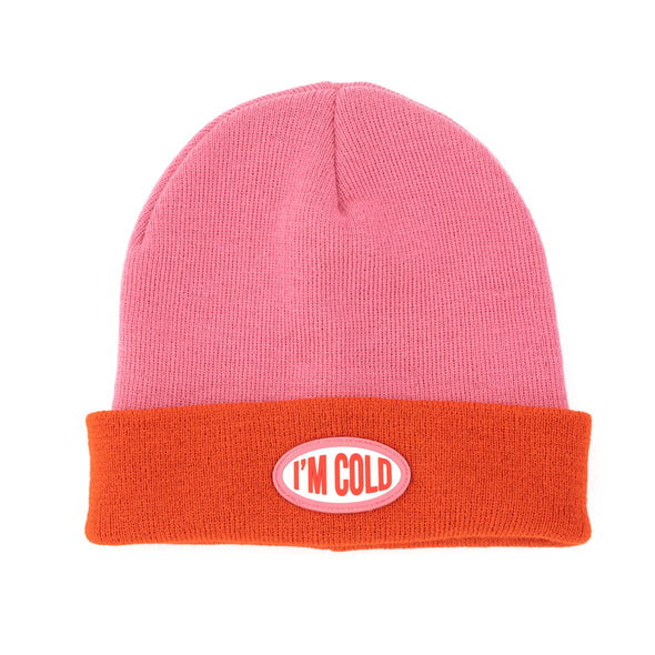 "I'm cold" Hat Pink and Red