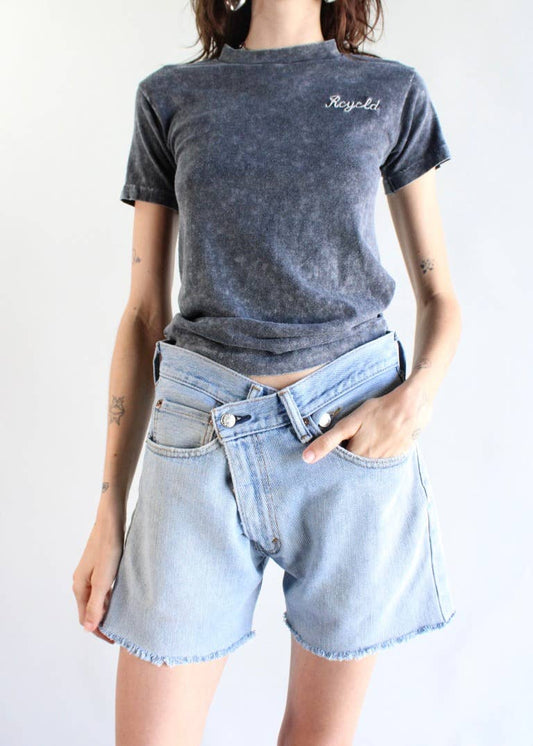 Cross Closure LLW Cutoff Shorts