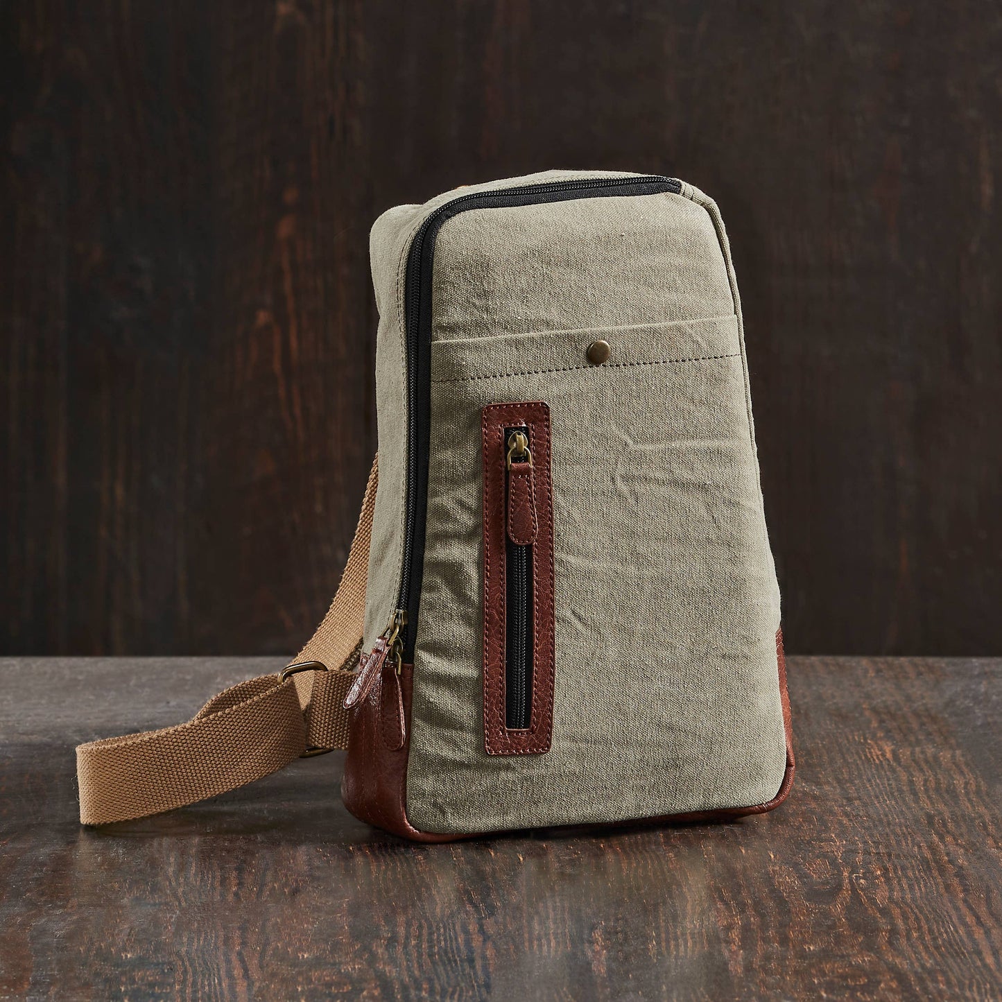 Wanderer Up-Cycled  Backpack Crossbody MC-1003