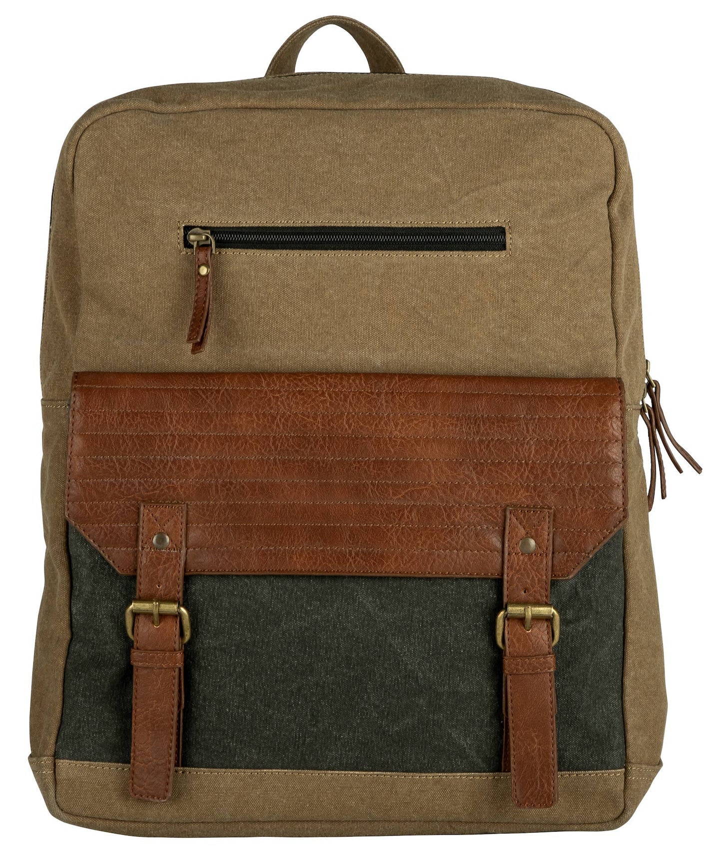 Atherol Up-Cycled Canvas and Genuine Leather Backpack