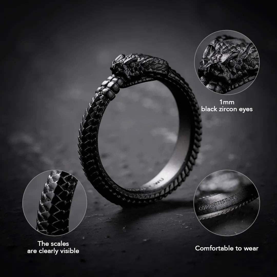 Ouroboros Ring: Black / #11