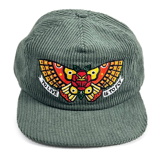 Townes Butterfly Corduroy Cap