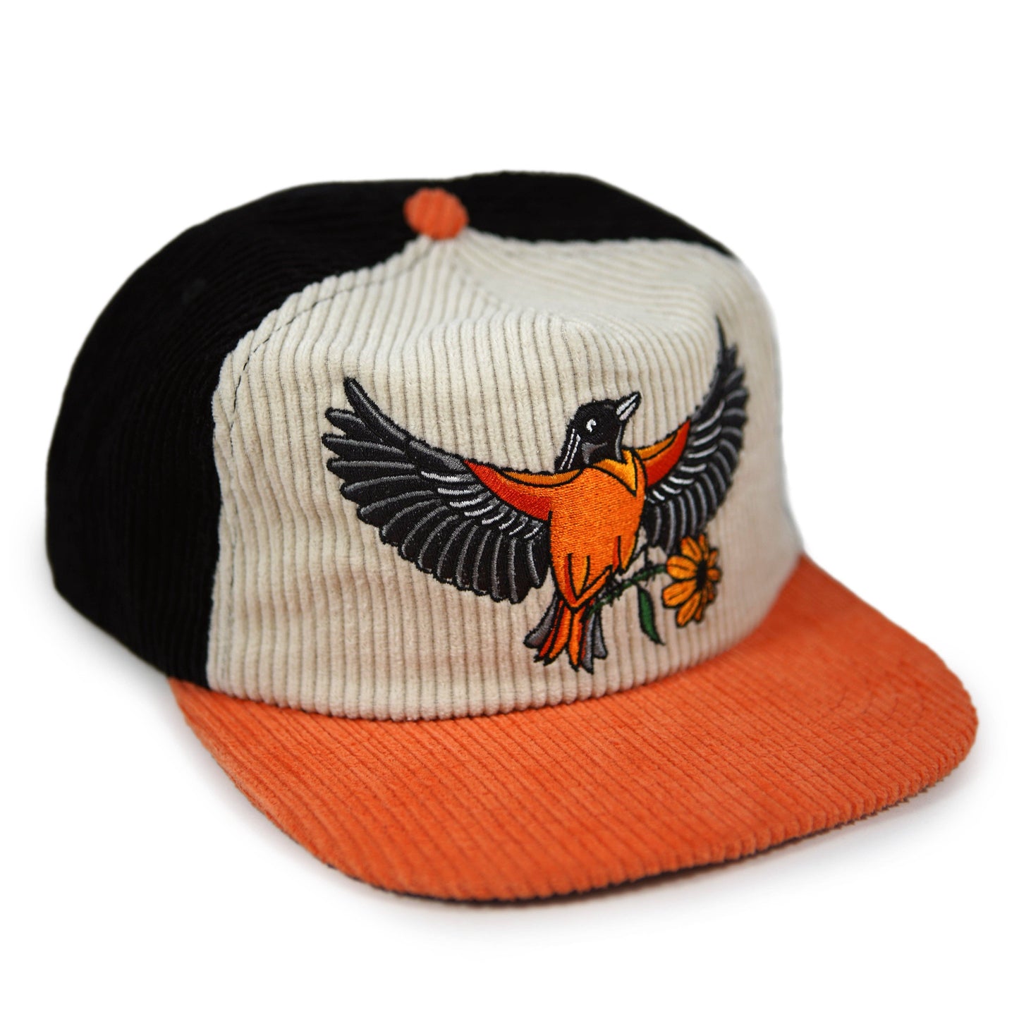 Oriole Two-Tone Corduroy Hat