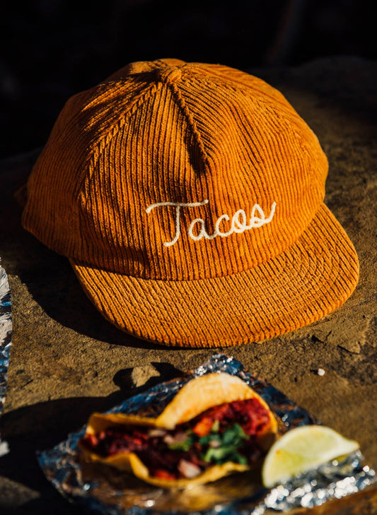 Pyknic - Tacos Chainstitch Rust Corduroy Hat, Western