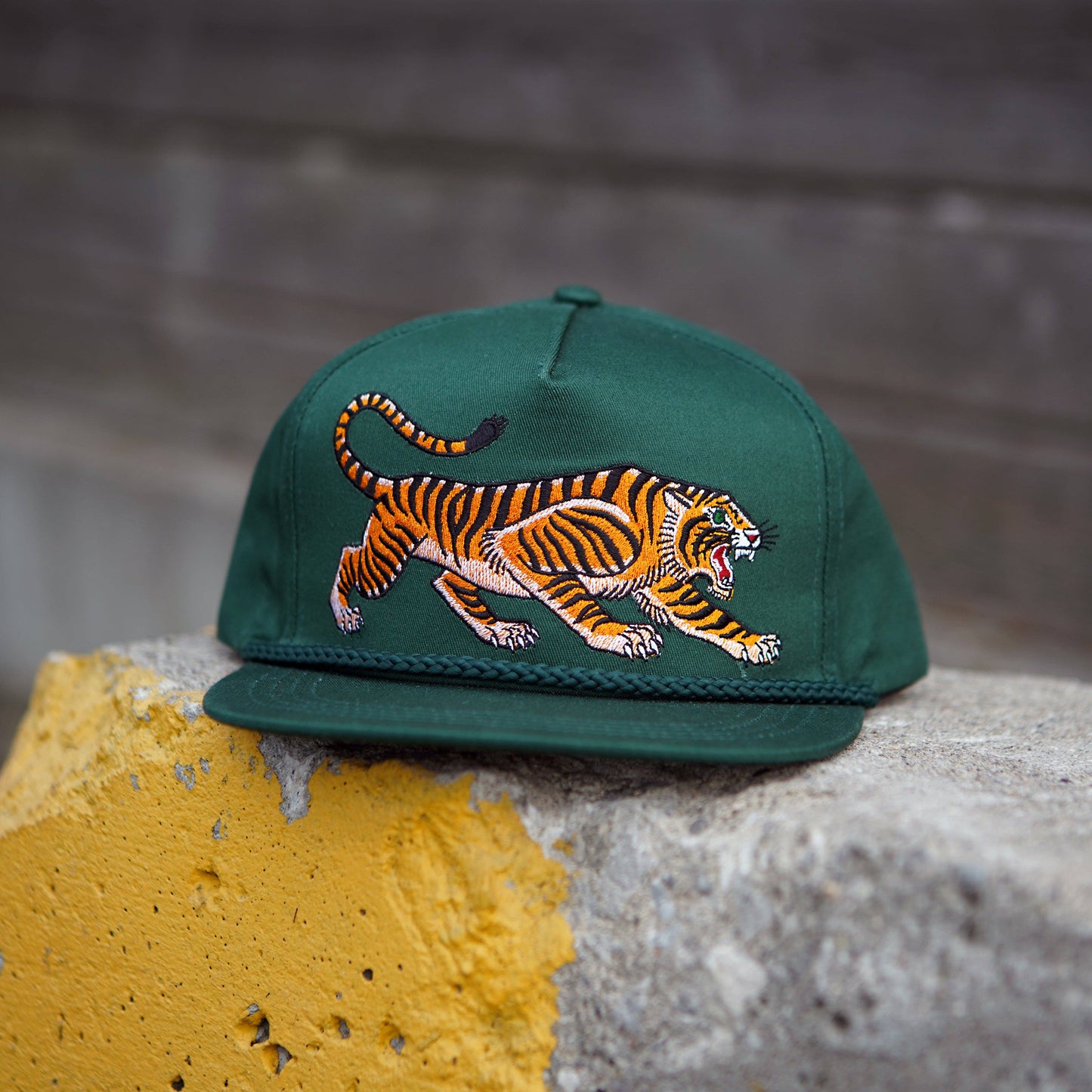 Tiger Cap: Spruce Green