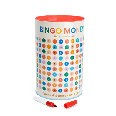 Fisura - XL Piggy Bank "Bingo Money" with marker