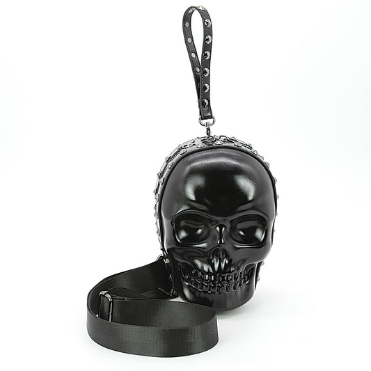 SKULL HEAD XBODY BAG IN VINYL