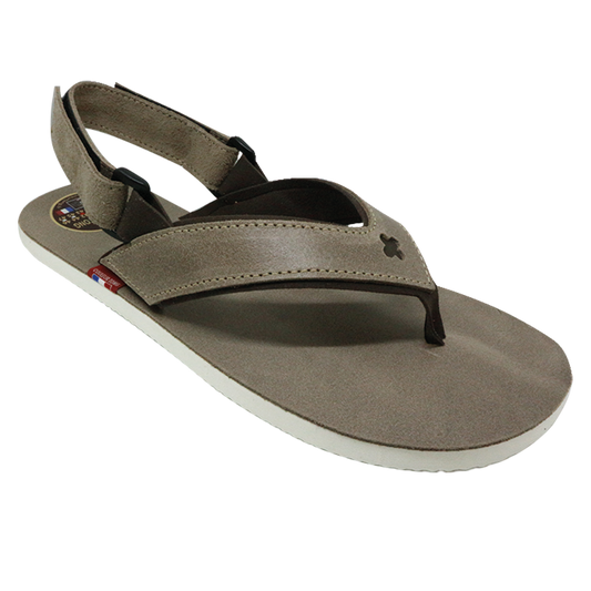 Sandale cuir VERCORS Taupe