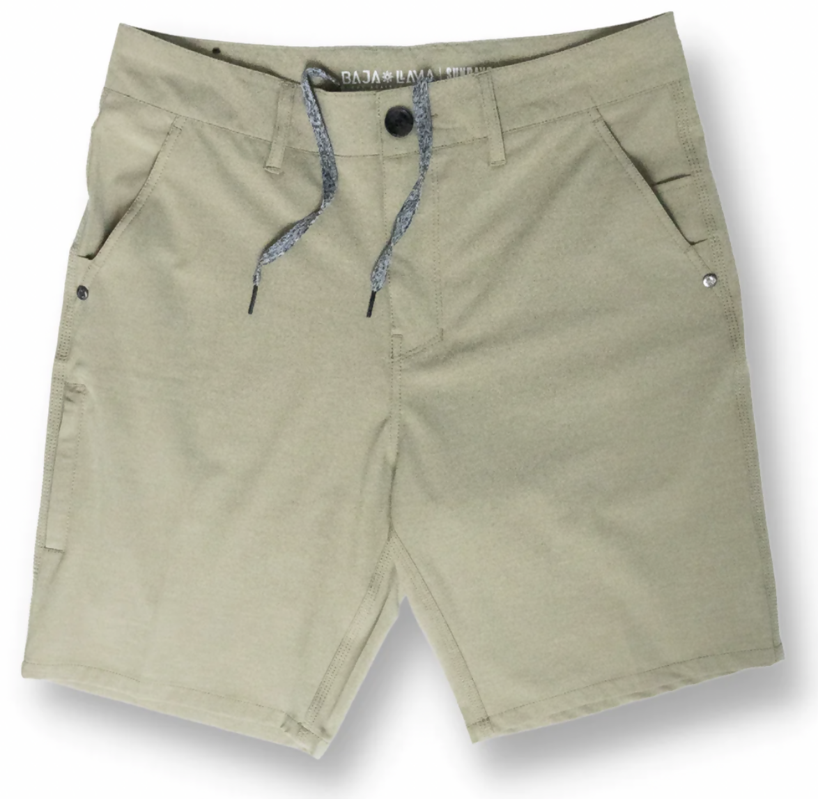 SUNDAY SPORTS 19" HYBRID SPORT SHORTS - KHAKI