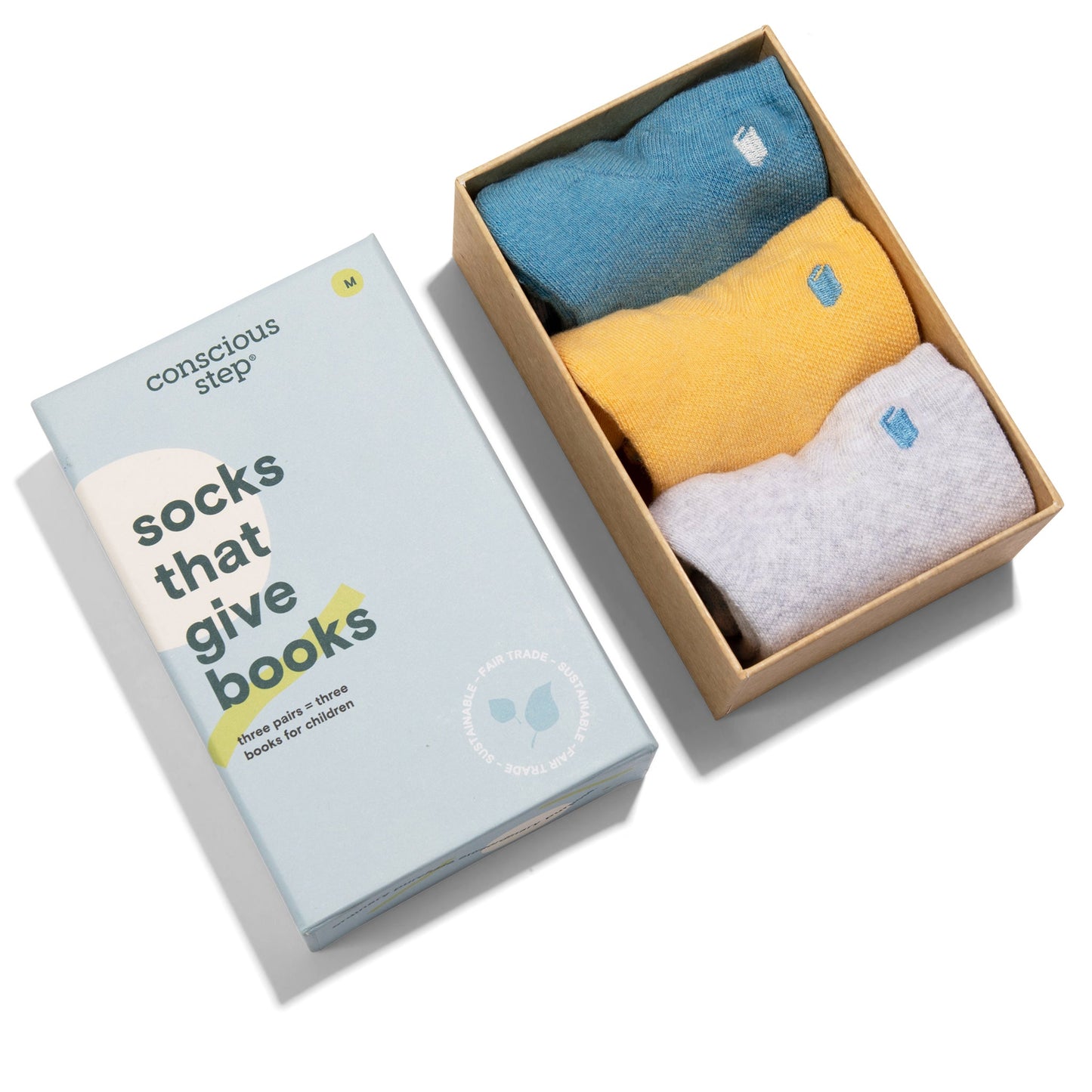 Socks that Give Books