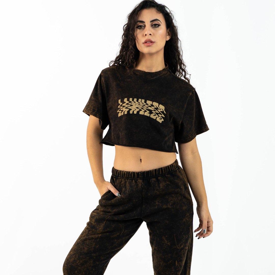 DISTORTION CROP TOP