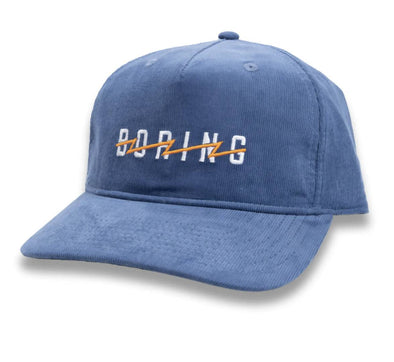 BORING BLUE CORDUROY - 5 PANEL HAT