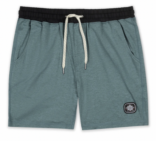 MACH ZERO LOUNGE SHORTS - ATLANTIC GREEN