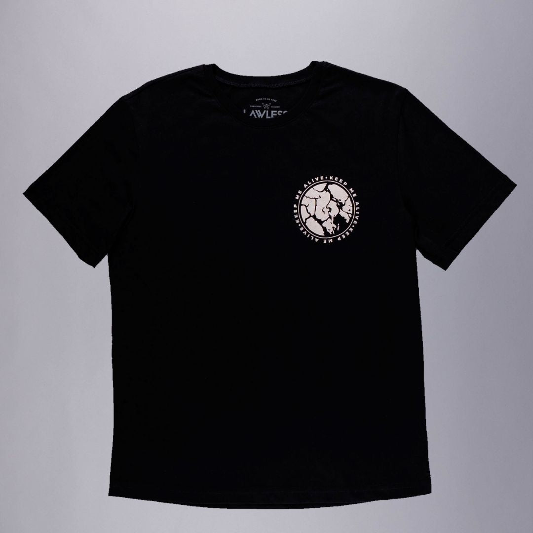 WYNWOOD TRIBE MEN'S T-SHIRT BLACK