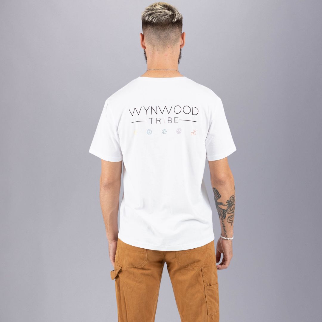 WYNWOOD TRIBE MEN'S T-SHIRT WHITE